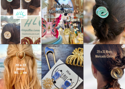 Horquillas Lunas Rifa solidaria Team Abellán